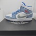 Air Jordan 1 Low AJ1 High Running Shoes-White/Nvay Blue-5179116