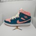 Air Jordan 1 Low AJ1 High Running Shoes-Pink/Green-7460421