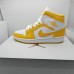 Air Jordan 1 Low AJ1 High Running Shoes-Yellow/White-3700673