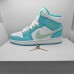 Air Jordan 1 Low AJ1 High Running Shoes-White/Green-3489272