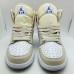 Air Jordan 1 Low AJ1 High Running Shoes-White/Khkia-7486474