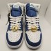 Air Jordan 1 Low AJ1 High Running Shoes-White/Blue-9490571