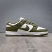 SB Dunk Low Running Shoes-Army Green/White-4698186