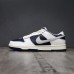 SB Dunk Low Running Shoes-White/Navy Blue-3517473