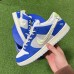 Fly Streetwear x SB Dunk Low Running Shoes-White/Blue-2113470