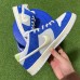 Fly Streetwear x SB Dunk Low Running Shoes-White/Blue-2113470