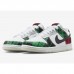 SB Dunk Low“Plaid”Running Shoes-White/Green-6756011