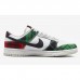 SB Dunk Low“Plaid”Running Shoes-White/Green-6756011