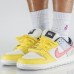 SB Dunk Low“Be True”Running Shoes-White/Yellow-6424112