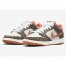 Crushed D.C. x SB Dunk Low Running Shoes-Brown/White-9206307