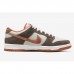 Crushed D.C. x SB Dunk Low Running Shoes-Brown/White-9206307