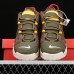 Air More Uptempo 96 QS Running Shoes-Army Green/Red-1792931