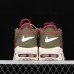 Air More Uptempo 96 QS Running Shoes-Army Green/Red-1792931