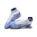 Superfly 8 Academy TF HIGH Soccer Shoes-White/Blue-2116677