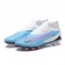 Phantom GX Elite FG High Soccer Shoes-White/Blue-1358057