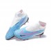 Phantom GX Elite FG High Soccer Shoes-White/Blue-1358057