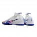 Air Zoom Mercurial Vapor XV Elite TF High Soccer Shoes-White/Blue-1844688