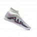 Superfly 8 Academy TF High Soccer Shoes-White/Gray-9677353