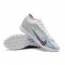 Vapor 15 Academy TF Soccer Shoes-White/Gray-3404220