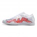 Air Zoom Mercurial Vapor XV Elite IC Soccer Shoes-White/Red-5043714