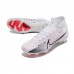 Air Zoom Mercurial Superfly IX Elite FG HIGH Soccer Shoes-White/Red-6268083