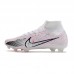 Air Zoom Mercurial Superfly IX Elite FG HIGH Soccer Shoes-White/Red-6268083