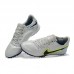 Tiempo Legend 9 TF Soccer Shoes-Gray/Green-9391124