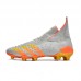 PREDATOR FREAK + FG High Soccer Shoes-Gray/Yellow-9415218