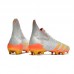 PREDATOR FREAK + FG High Soccer Shoes-Gray/Yellow-9415218