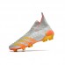 PREDATOR FREAK + FG High Soccer Shoes-Gray/Yellow-9415218