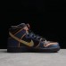 Gundam x SB Dunk High Running Shoes-Black/Navy Blue-5940916