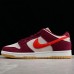 Skate Like a Girl x SB Dunk Low Running Shoes-Wine Red/White-4525022