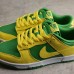 SB Dunk Low“Reverse Brazil”Running Shoes-Yellow/Green-4413022