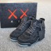 Air Jordan 4 AJ4 High Running Shoes-All Black-7659990