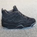 Air Jordan 4 AJ4 High Running Shoes-All Black-7659990