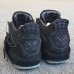 Air Jordan 4 AJ4 High Running Shoes-All Black-7659990