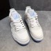 Air Jordan 4 AJ4 High Running Shoes-White/Blue-3873975