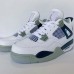 Air Jordan 4 AJ4 High Running Shoes-White/Light Green-5704857