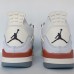 Air Jordan 4 AJ4 High Running Shoes-White/Gray-2409213