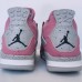 Air Jordan 4 AJ4 High Women Running Shoes-Pink/Gray-4059026