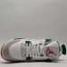 Air Jordan 4 AJ4 High Running Shoes-White/Green-1180368