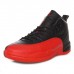 Air Jordan 12 AJ12 High Basketball Shoes-Black/Red-2286990