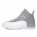 Air Jordan 12 AJ12 High Basketball Shoes-White/Gray-3824351