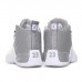 Air Jordan 12 AJ12 High Basketball Shoes-White/Gray-3824351