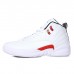 Air Jordan 12 AJ12 High Basketball Shoes-White/Red-9063485