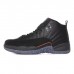 Air Jordan 12 AJ12 High Basketball Shoes-All Black-809869