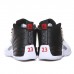 Air Jordan 12 AJ12 High Basketball Shoes-White/Black-9886734