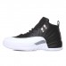 Air Jordan 12 AJ12 High Basketball Shoes-White/Black-9886734