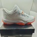 Air Jordan 11 AJ11 Running Shoes-White/Orange-7700874