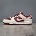 SB Dunk Low Running Shoes-Wine Red/White-1719168